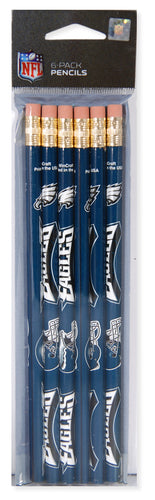 Pencils 6 Pack Philadelphia Eagles