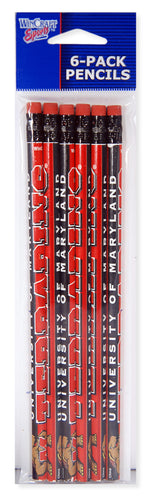 Pencils 6 Pack University of Maryland