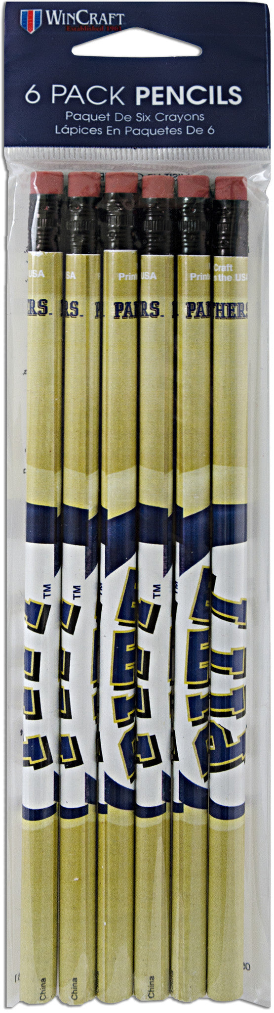 Pencils 6 Pack University of Pittsburgh