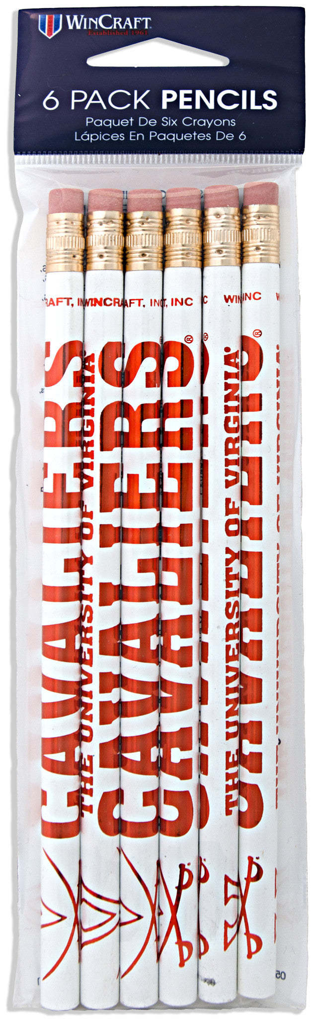 Pencils 6 Pack University of Virginia