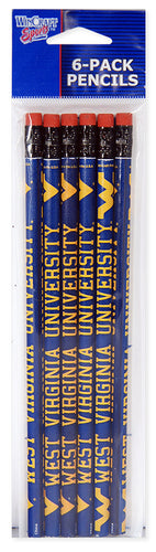 Pencils 6 Pack West Virginia University