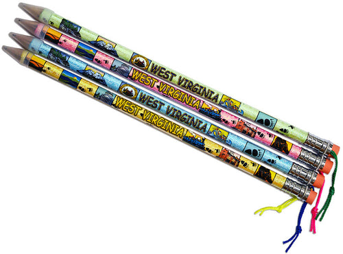 Pencil Jumbo Glitter West Virginia Scenes
