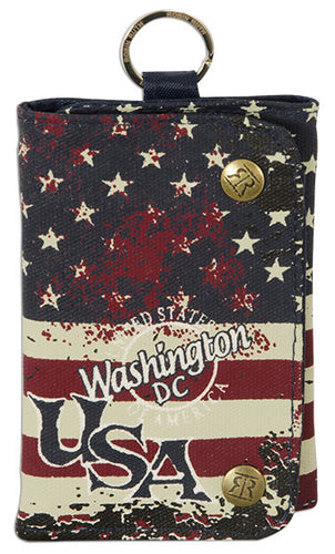 Wallet Washington DC USA Flag Souvenir