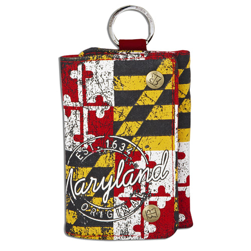 Wallet Maryland Flag RED Souvenir