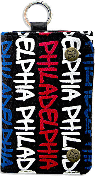 Wallet Philadelphia Black Patriotic Souvenir