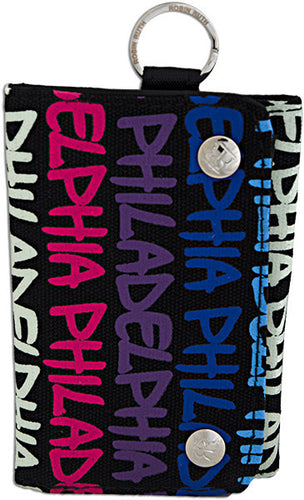 Wallet Philadelphia Black Blue Purple Souvenir