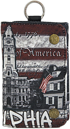 Wallet Philadelphia Syline Black Color Souvenir