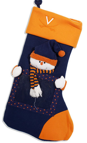 Christmas Stocking University of VA Embroidered Souvenir