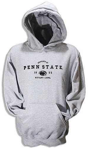 Youth Hooded sweatshirt Penn State Proper Mark Grey