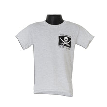 YTAM10A Youth T 100% Annapolis Pirate Flags Ash