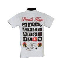 YTAM10A Youth T 100% Annapolis Pirate Flags Ash