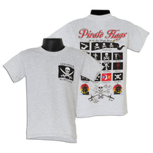 YTAM10A Youth T 100% Annapolis Pirate Flags Ash