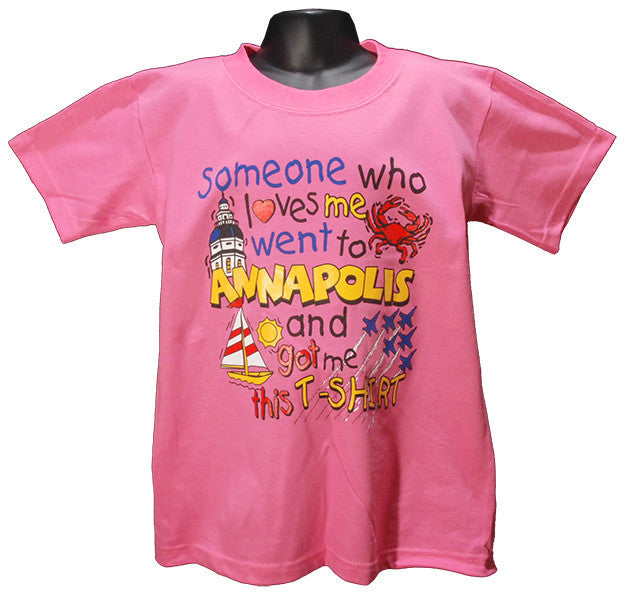 YTAM11A Youth T Annapolis Someone Loves Me AZALEA