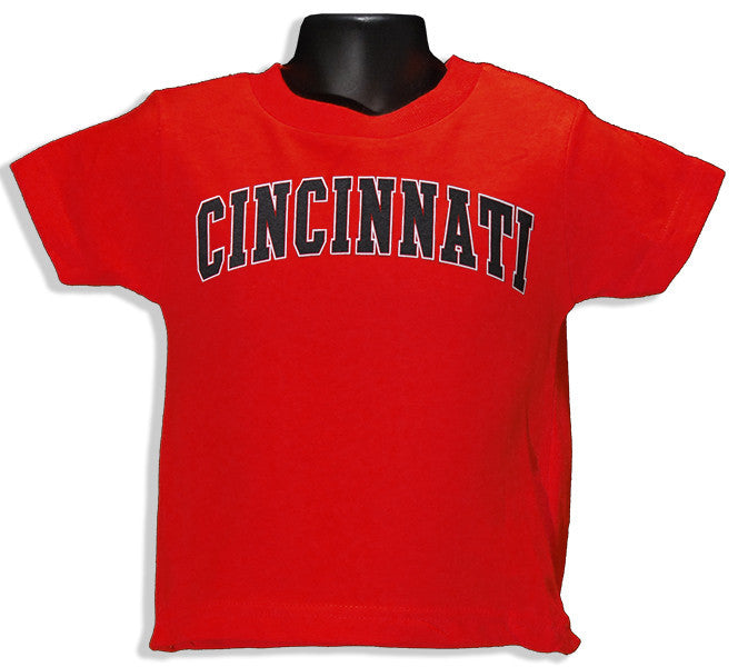 YTCC02R Youth T-Shirt - Cincinnati Arch RED