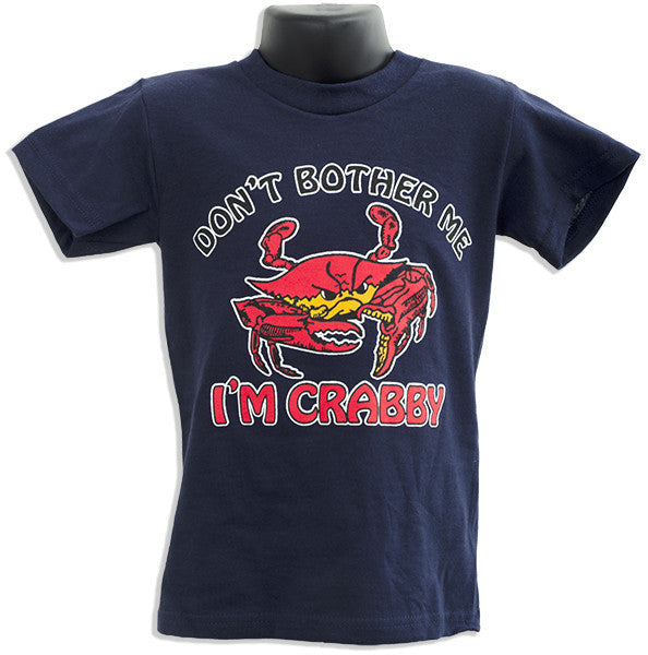 YTCR01N Youth T Don't Bother Me I'm Crabby NAVY