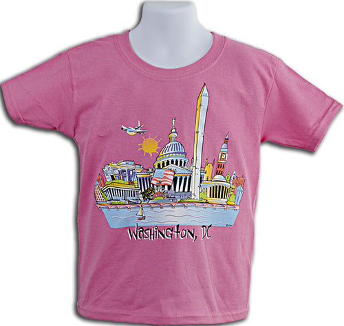 YTDC01A Youth T DC Cartoon-scape AZALEA