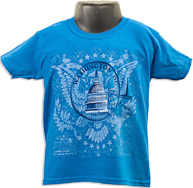 YTDC03S Youth T DC Circle SAPPHIRE