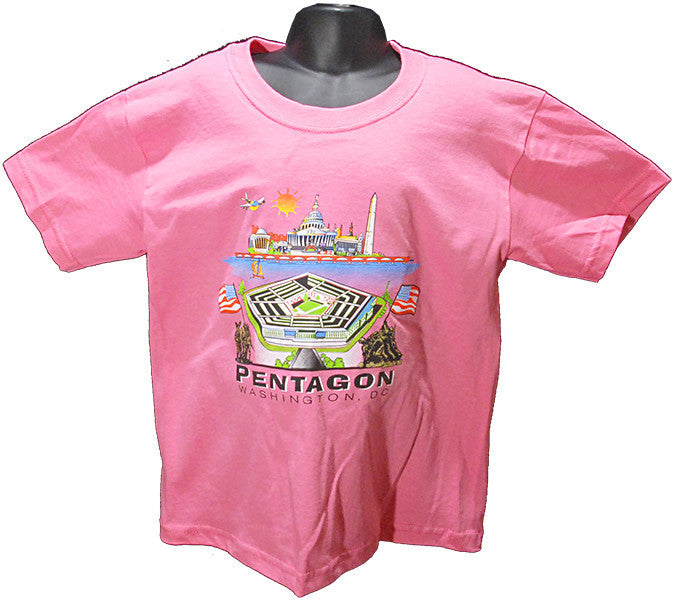 YTDC12A Youth T Washington DC Pentagon Cartoonscape AZALEA