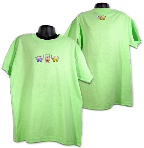 YTIN02L Youth T Indiana Caviar Pigs Lime