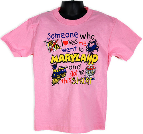 YTMD02P Youth T Someone Loves Me Maryland AZALEA