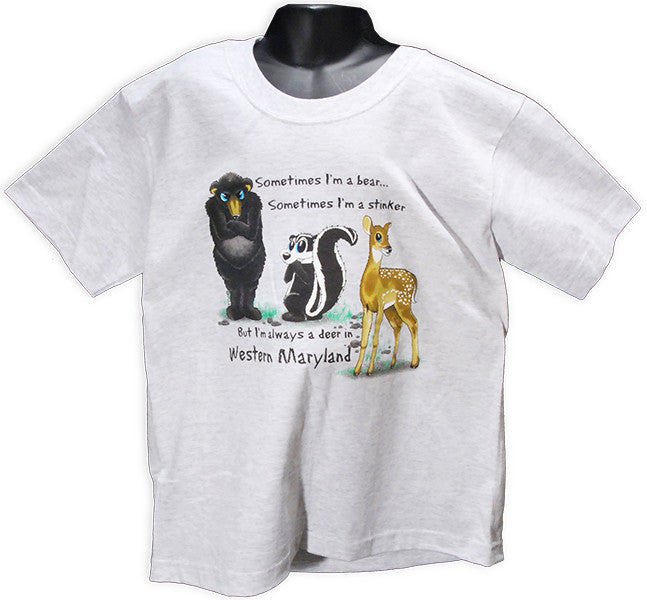 YTMD06A Youth T Little Stinker Western Maryland Ash