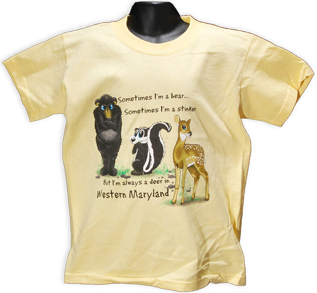 YTMD06Y Youth T Little Stinker Western Maryland Yellow Hz