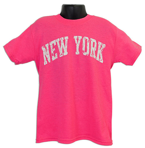 YTNY16P T-Shirt New York Arch SAFETY PINK