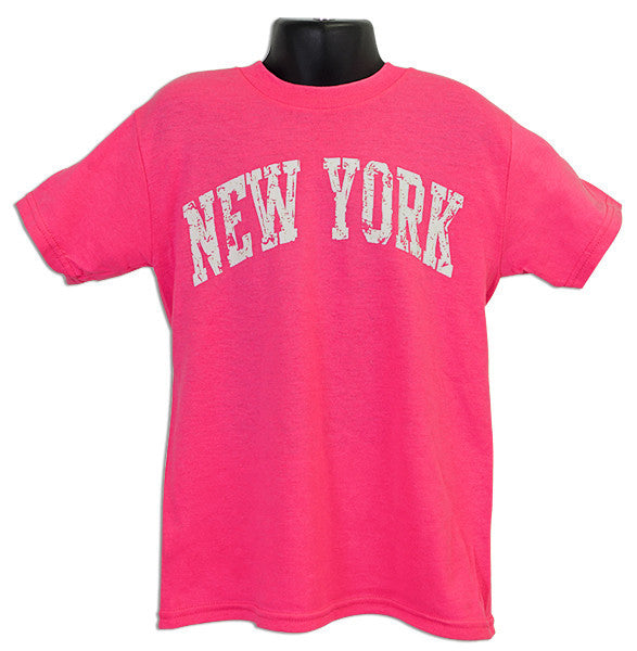YTNY16P T-Shirt New York Arch SAFETY PINK