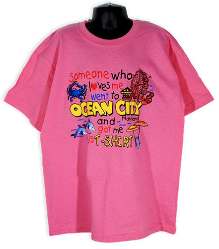 YTOC05A Youth T Ocean City Someone Loves Me AZALEA