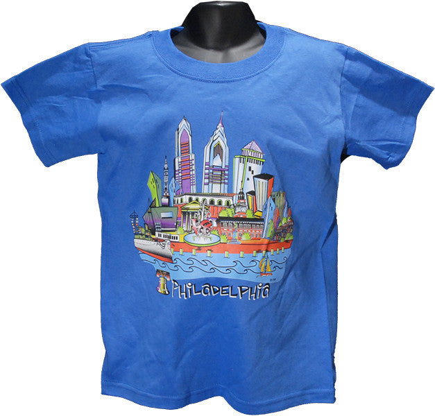 YTPH02B Youth T Philadelphia Cityscape CAROLINA
