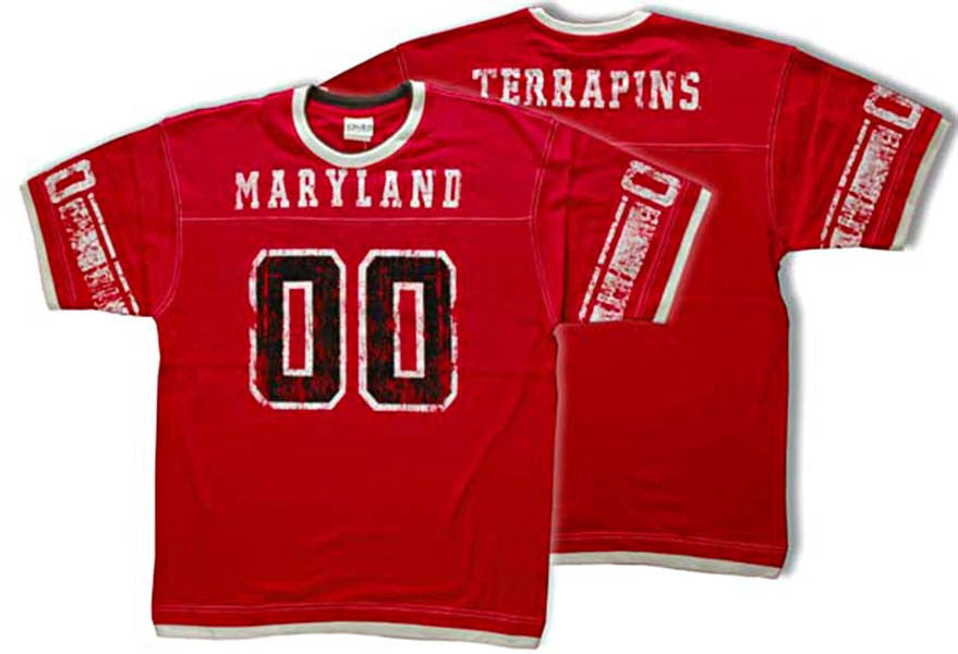 YTUM02R Youth T University of Maryland First String 00 Red