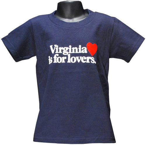 YTVA03N Youth T Virginia is for Lovers NAVY