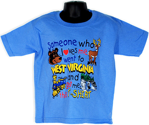 YTWV01B Youth T Someone Loves Me West Virginia CAROLINA