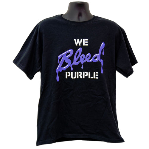 TSBR04B3 T-Shirt We Bleed Purple BLACK